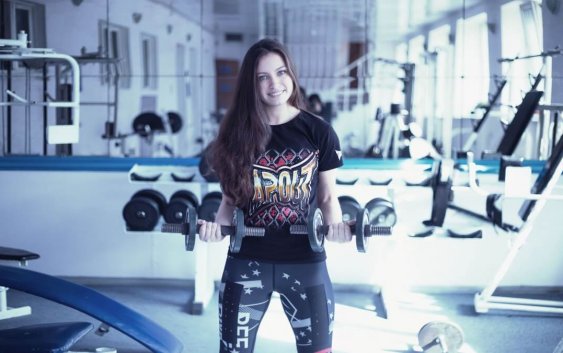 woman in gym