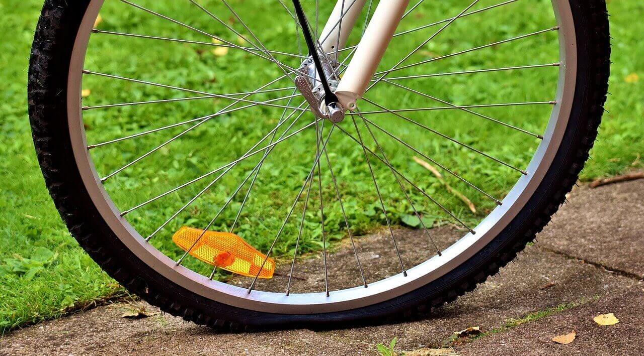 bicycle flat tyre