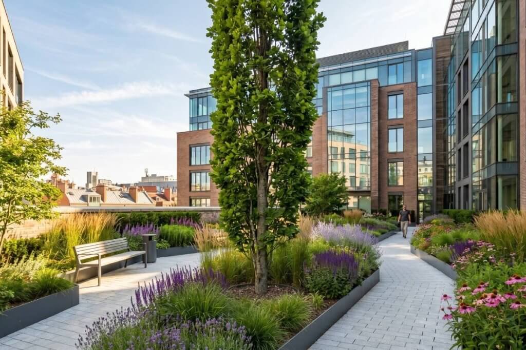 Quercus robur Fastigiata columnar oak small yard vertical interest
